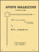 Avinu Malkeynu SATB choral sheet music cover